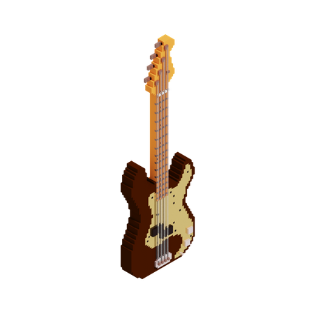 Bass  3D Illustration