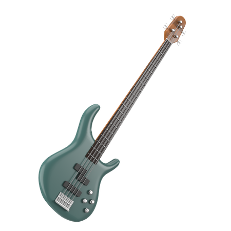 Bass Guitar  3D Icon