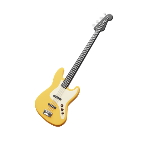 Bass Guitar  3D Icon