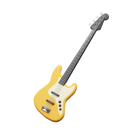 Bass Guitar  3D Icon