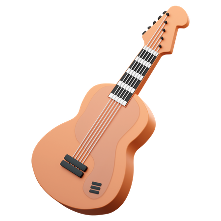 Bass guitar  3D Icon