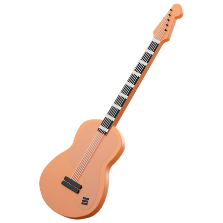 Bass guitar  3D Icon