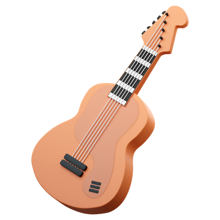 Bass guitar  3D Icon
