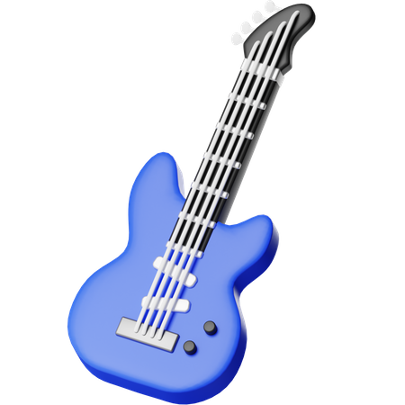 Bass Guitar  3D Icon