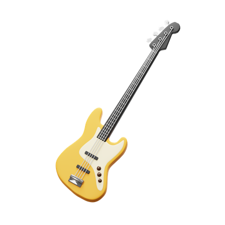 Bass Guitar  3D Icon