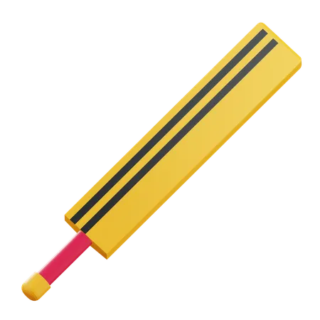 Bastão de cricket  3D Icon