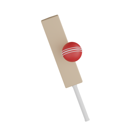 Bastão de cricket  3D Icon