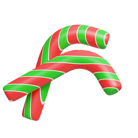 Bastão de doces  3D Icon