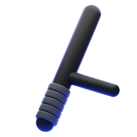 Bastão de polícia  3D Icon