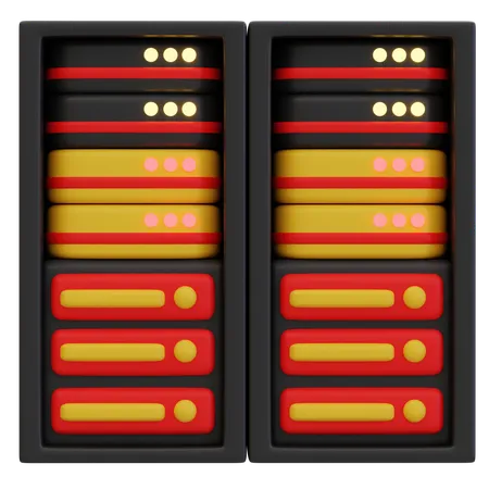 Rack de servidores  3D Icon