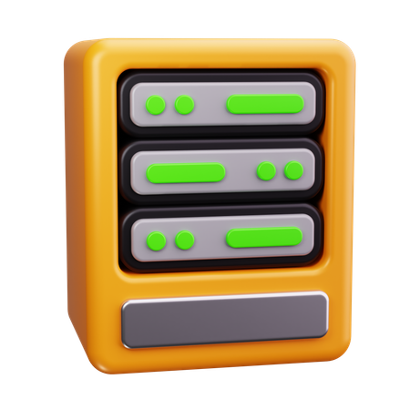 Rack de servidores  3D Icon