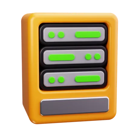 Rack de servidores  3D Icon