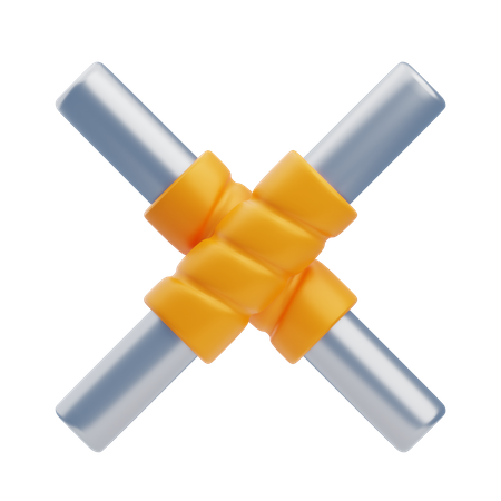 Bastões de combate  3D Icon