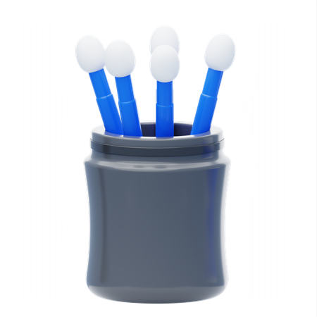 Bastoncillo de algodón  3D Icon