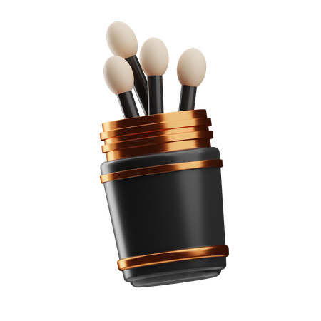 Bastoncillos de algodón  3D Icon