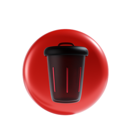 Basura  3D Icon