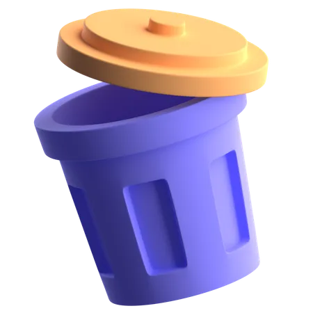 Basura  3D Icon