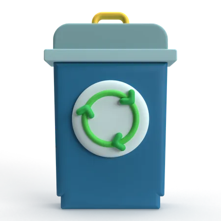 Basura  3D Icon