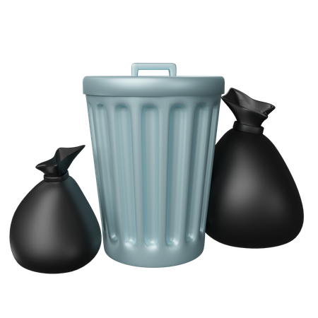 Basura  3D Icon