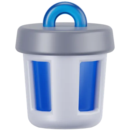 Basura  3D Icon