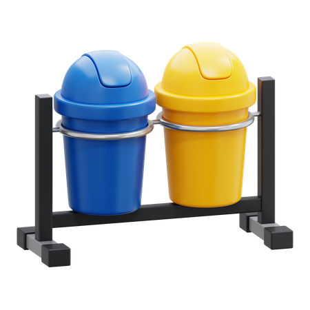 Basura  3D Icon