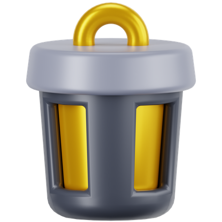 Basura  3D Icon