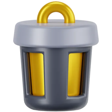 Basura  3D Icon