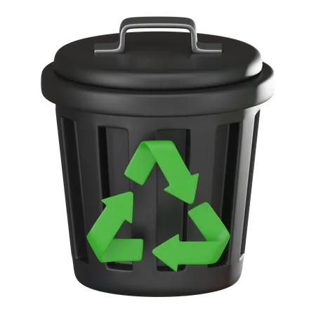 Basura  3D Icon