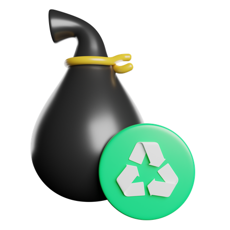 Basura  3D Icon