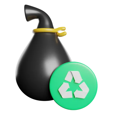 Basura  3D Icon