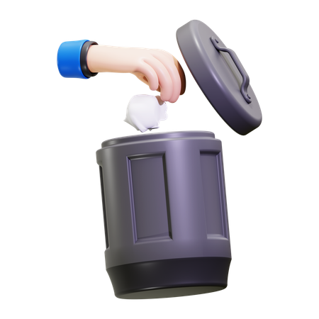 Basura  3D Icon