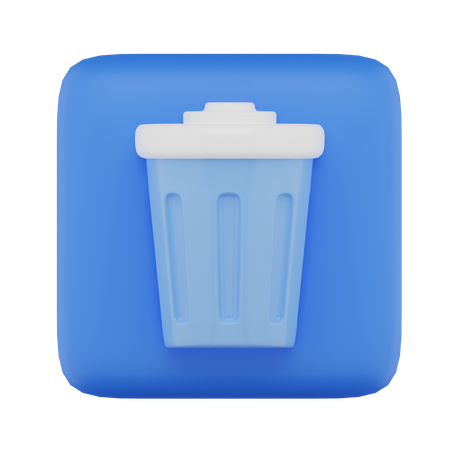 Basura  3D Icon