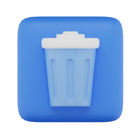 Basura  3D Icon