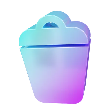 Basura  3D Icon