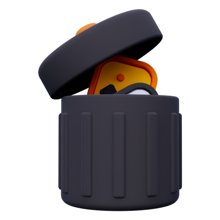 Basura  3D Icon