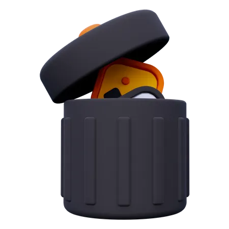 Basura  3D Icon