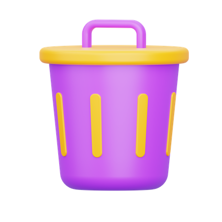 Basura  3D Icon