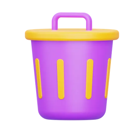 Basura  3D Icon