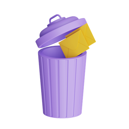 Basura  3D Icon