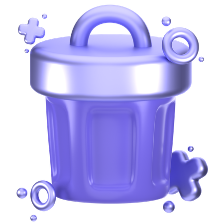 Basura  3D Icon