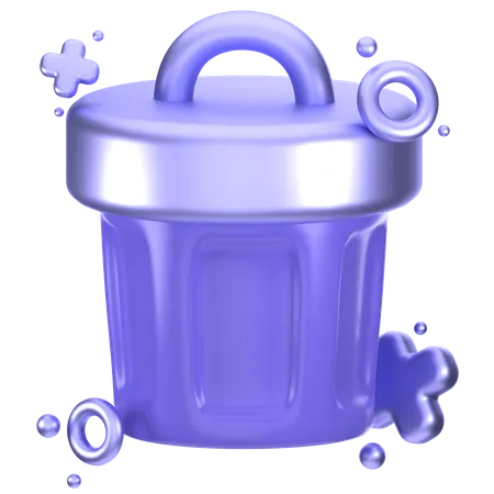 Basura  3D Icon