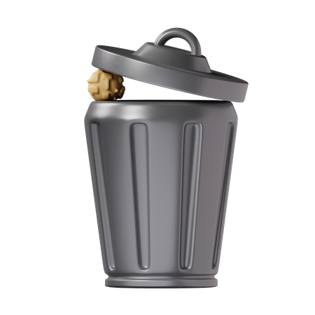 Basura  3D Icon