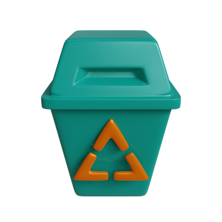 Basurero  3D Icon