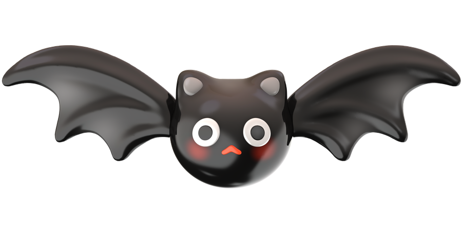 Bat  3D Icon