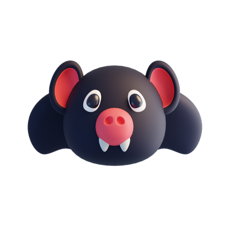 Bat  3D Icon