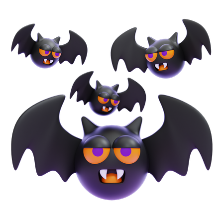 Bat  3D Icon