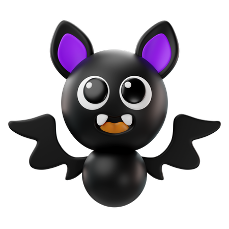 Bat  3D Icon