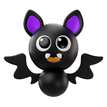 Bat  3D Icon