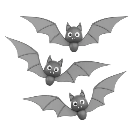 Bat  3D Icon