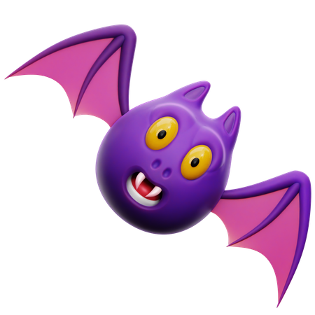 Bat  3D Icon